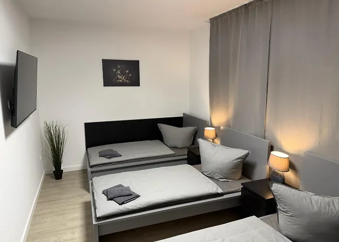 Frankfurter 21 Haus - 2 We, 2 Kuechen, 2 Baeder, 6 Sz, 19 Betten Siegburg